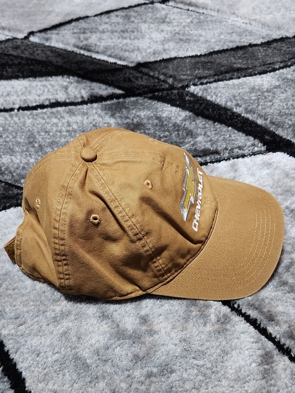 CARHARTT EMBROIDERED CHEVROLET CHEVY BOWTIE CARHARTT BROWN 2020 CAP HAT - Picture 8 of 13